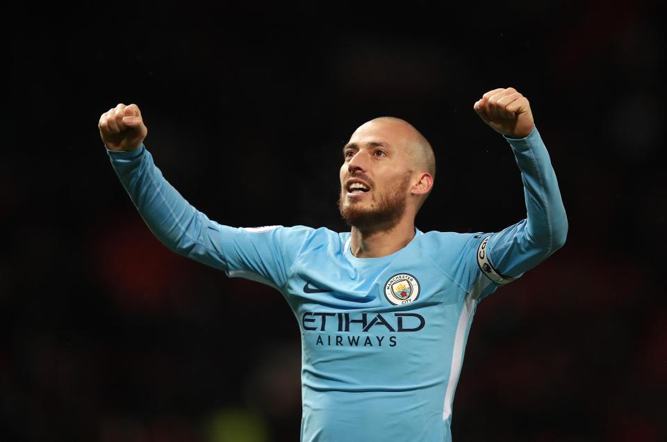  David Silva was outstanding for Manchester City in the Old Trafford win