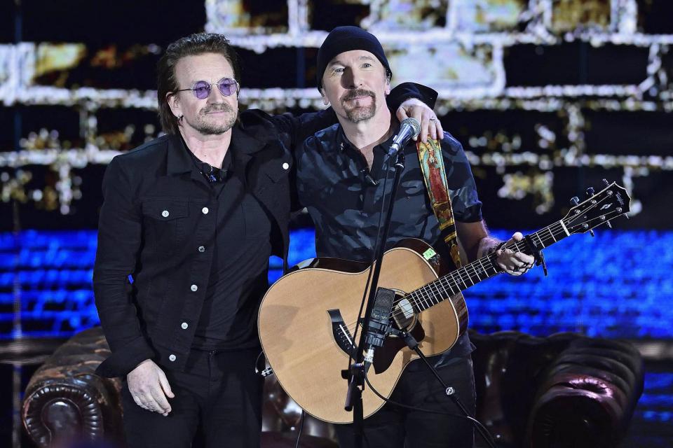  Bono and bandmate The Edge