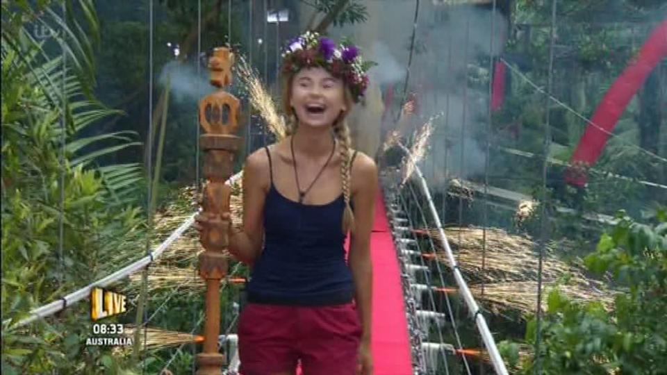  Toff was crowned queen of the jungle last night