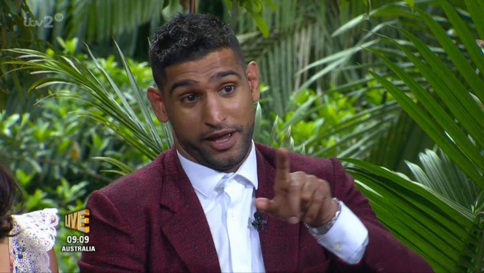  Iain says he was most disappointed with boxer Amir Khan