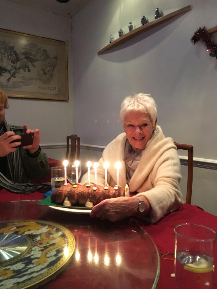  Despite her nominations Dame Judi loves nothing more than a caterpillar cake