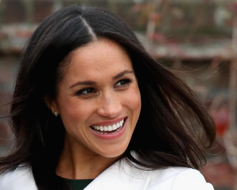  Markle has been seen coming out of one of the posh London salons favoured by Victoria Beckham