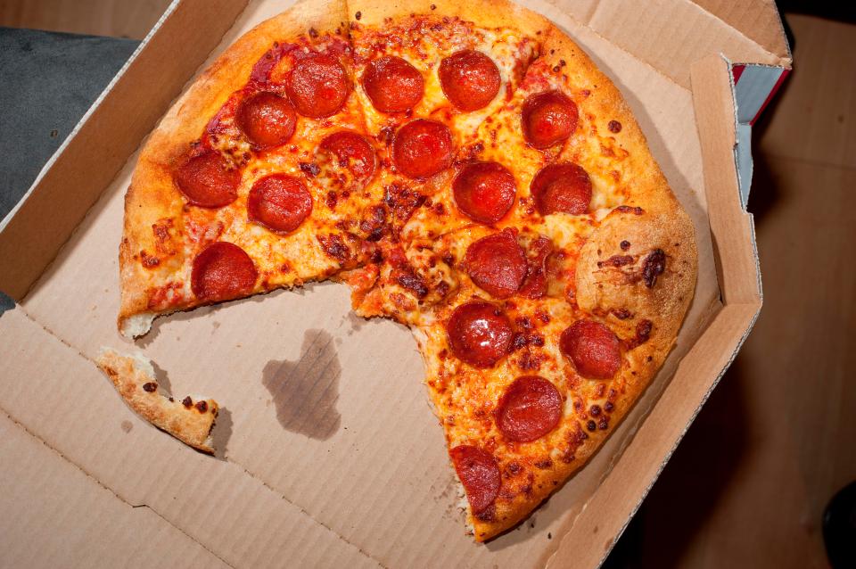  One worker painfully had to count 80 pepperoni pieces for a large pizza topping