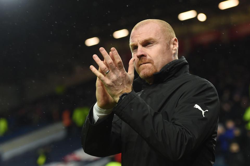  Sean Dyche is haveing a great season charge of Burnley