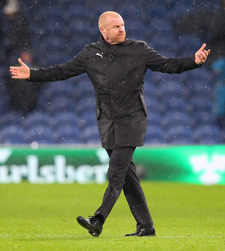 Dyche is attempting to keep his sides feet on the floor