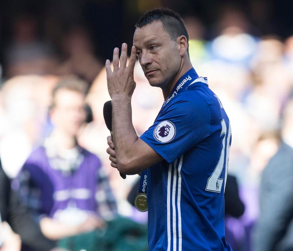 Centre-back John Terry became a Prem legend with Chelsea before stepping down with Villa