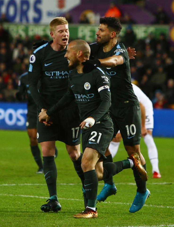  David Silva was on the scoresheet again