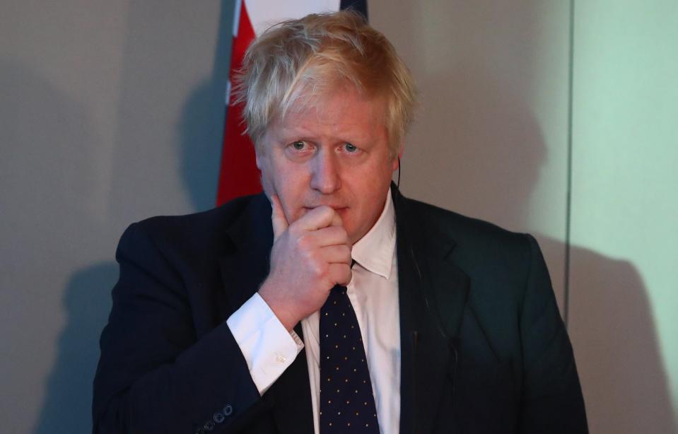 Boris Johnson said of Wednesday's vote: 'in my view it won’t for one second stop the Brexit process.'