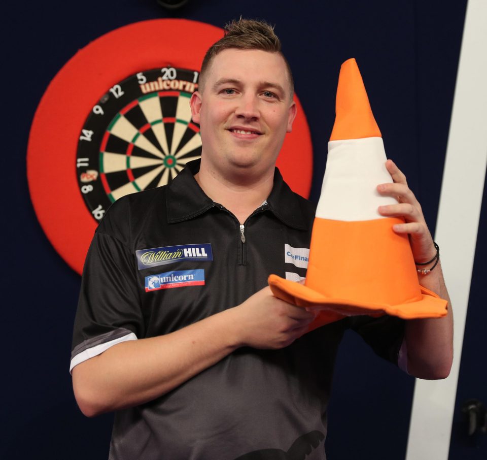 Chris Dobey hopes to block the route for darts legend Phil Taylor