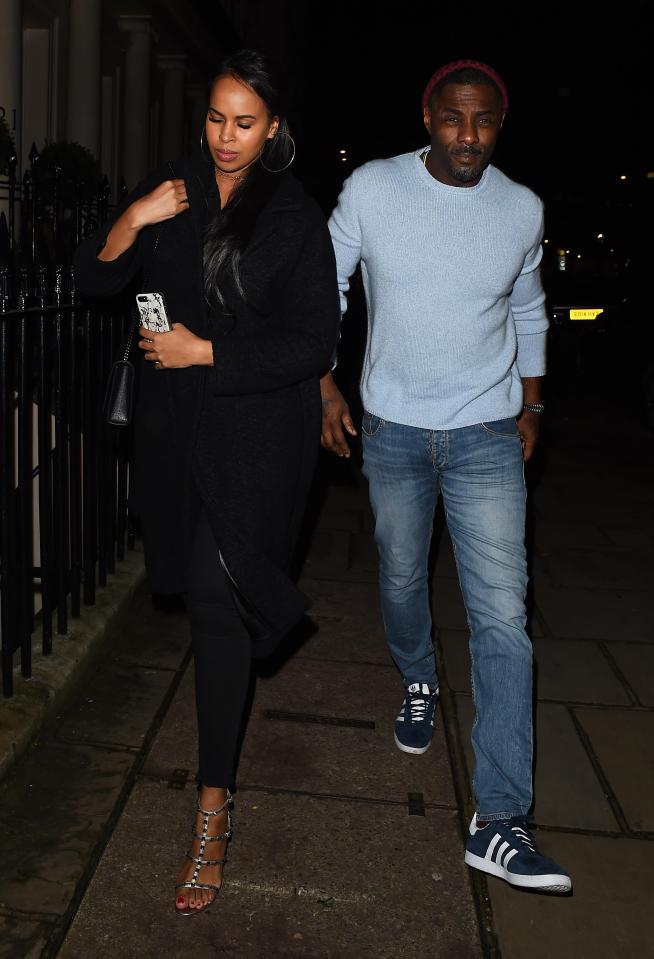 It doesn't look like Idris Elba has sworn off getting married after all