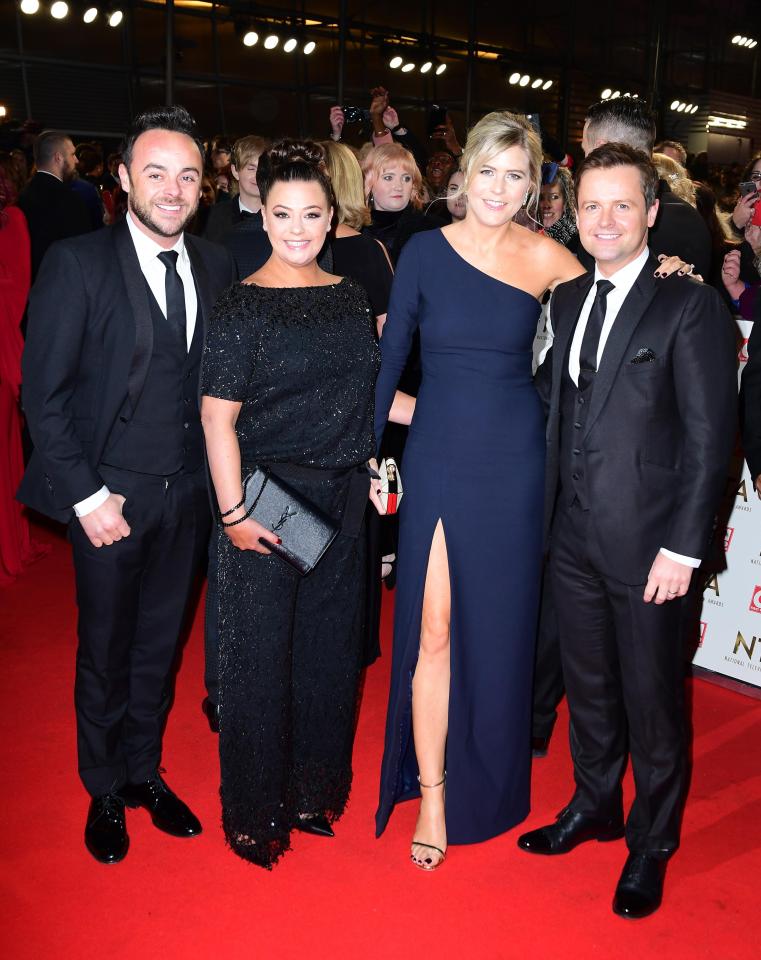  Ant and Lisa with Dec and his wife Ali in happier times