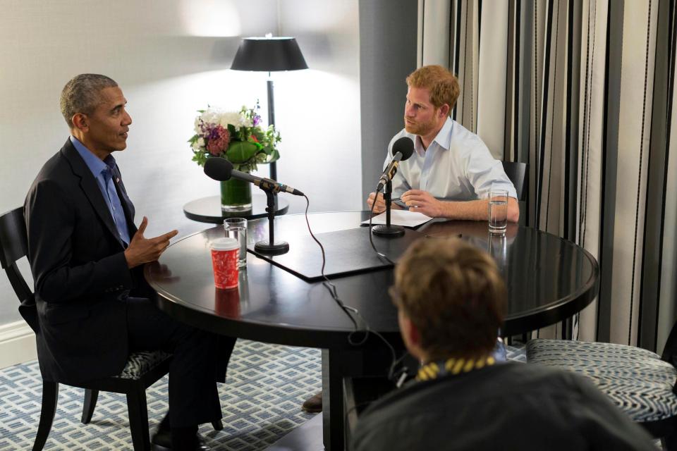  Barack Obama met Harry in Canada during the Invictus Games in September