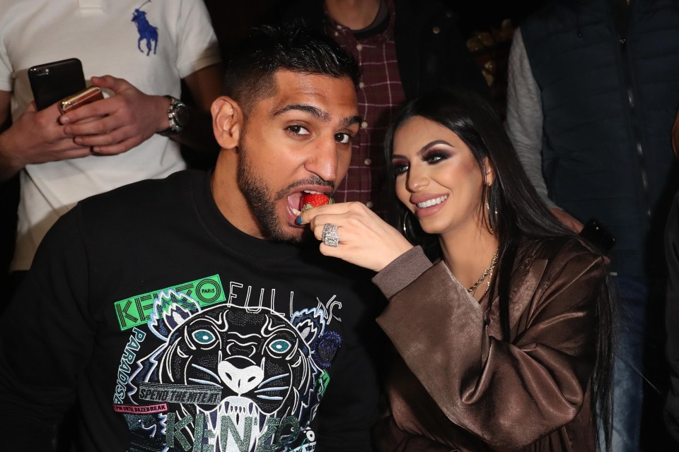 Faryal was seen feeding him strawberries during the event at Ageela