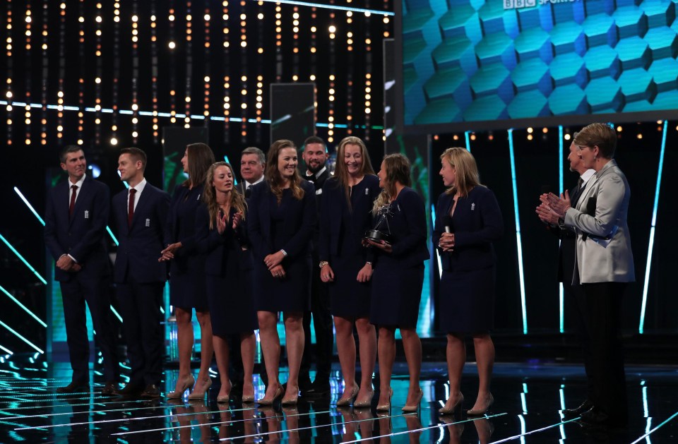 England women’s cricket side won the Team of the Year