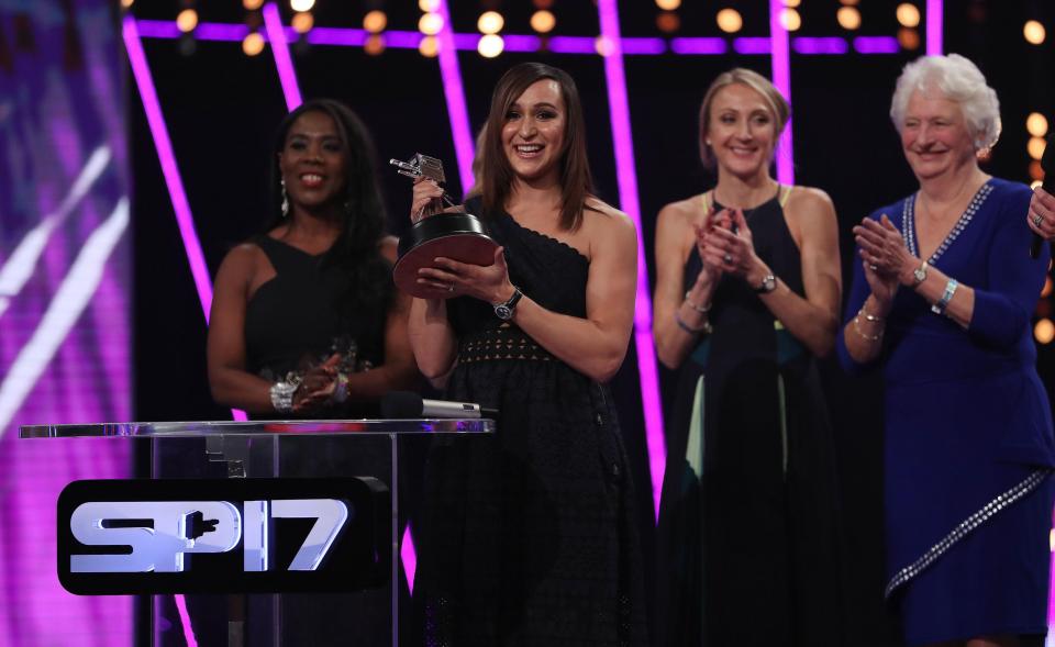  Jessica Ennis-Hill won the Lifetime achievement award in Liverpool