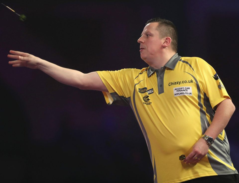 Dave Chisnall is one of three top English players set to fall down the ratings 