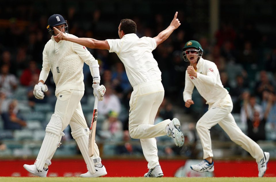  Josh Hazlewood made short work of Craig Overton