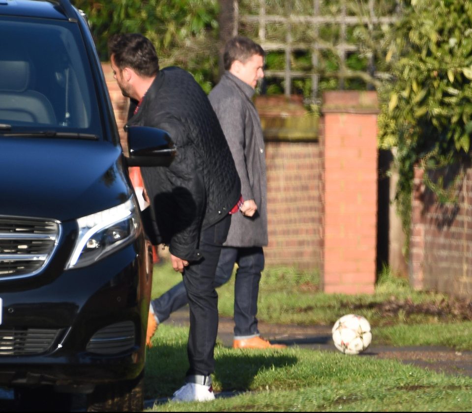  Dec dribbled with the ball as Ant climbed into the waiting people carrier