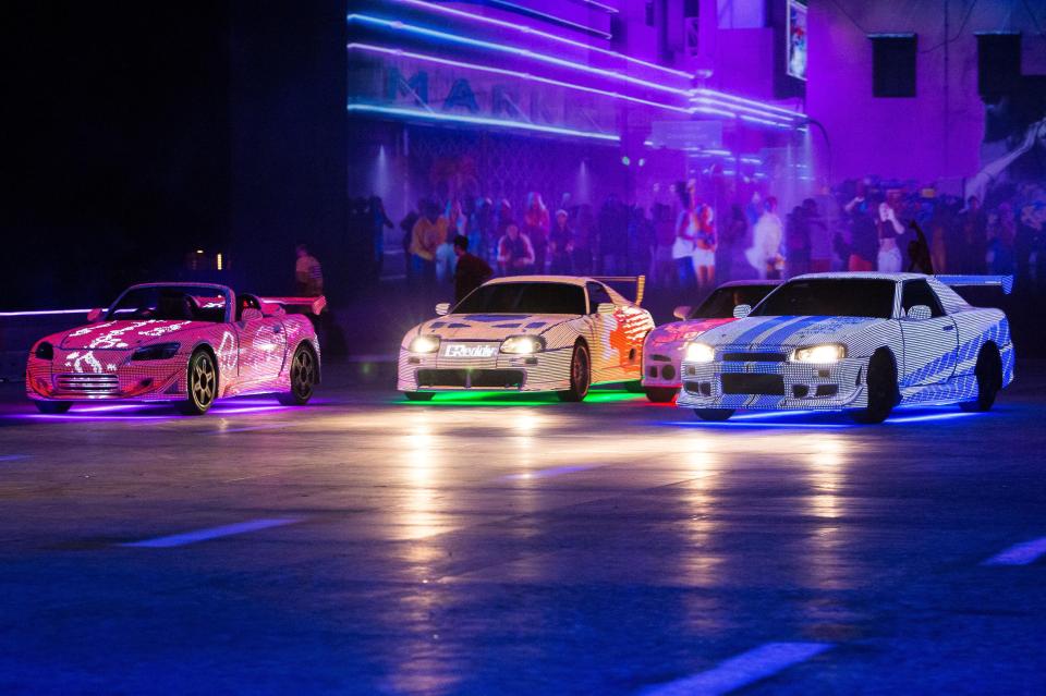  Cars will be lit up with LEDs to create incredible live action show