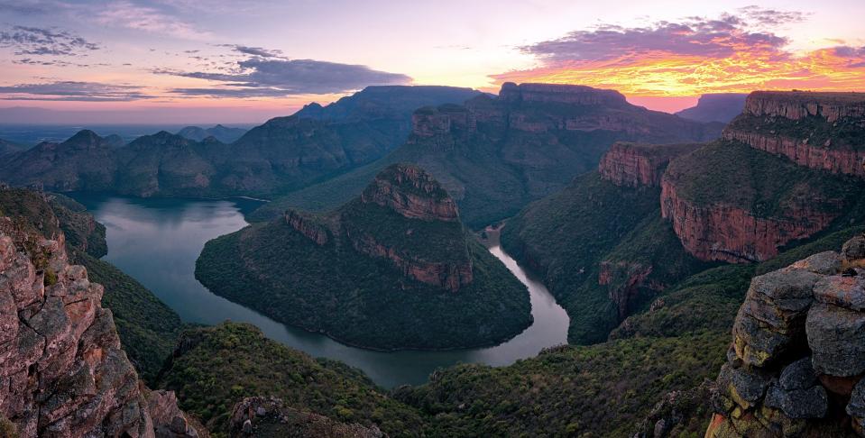  The beautiful Blyde River Canyon