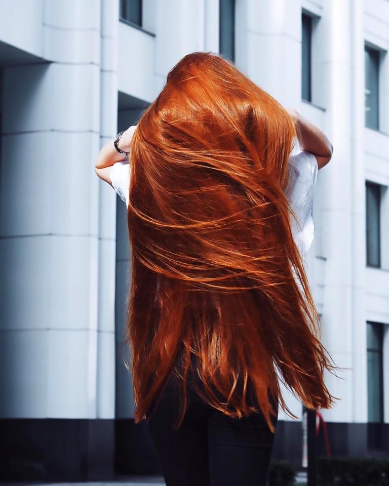  She now works as a trichologist, or hair expert, helping others achieve luscious locks