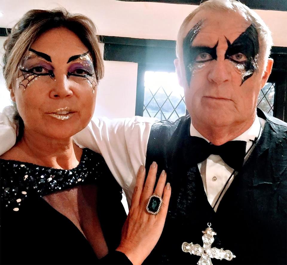  Chris Tarrant and partner Jane Bird attended The Bladebone’s pub's Halloween party earlier this year