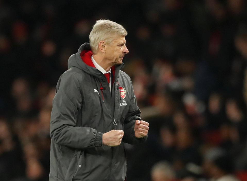  Arsene Wenger believes his Arsenal side were solid enough to grind out the win