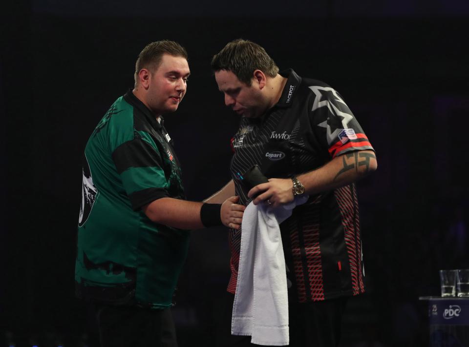 Adrian Lewis was beaten by 2,000-1 outsider Kevin Munch