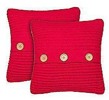 Save £16.17 on these Catherine Lansfield chunky-knit cushion covers