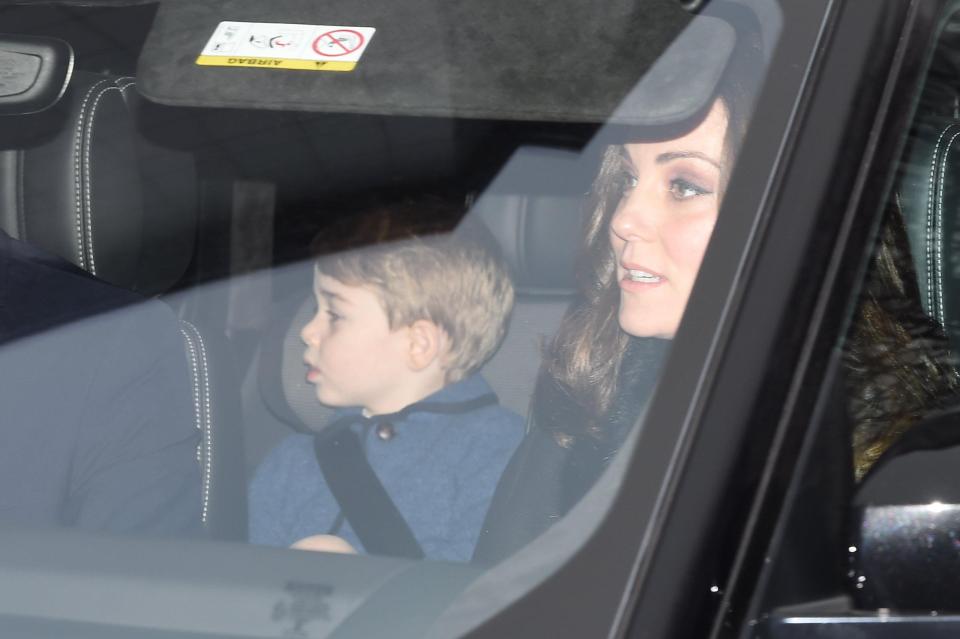  Prince George and Kate Middleton also attended the lunch at Buckingham Palace