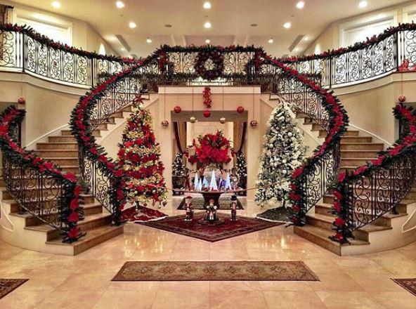  This opulent Christmas scene was uploaded by one of the Rich Kids of Instagram this season