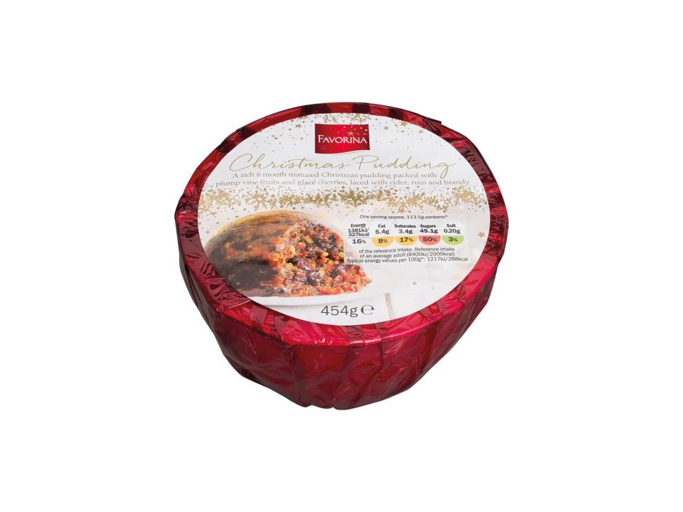  Lidl Favorina Medium Christmas Pudding (454g) £1.69