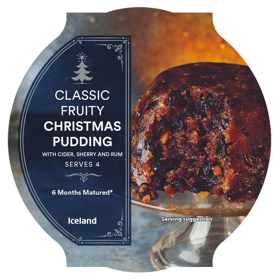  Iceland Classic Fruity Christmas Pudding (454g) £2.49