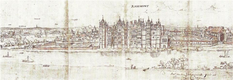  Richmond Palace, where Henry VIII spent Christmas in 1509, was built by his father Henry VII