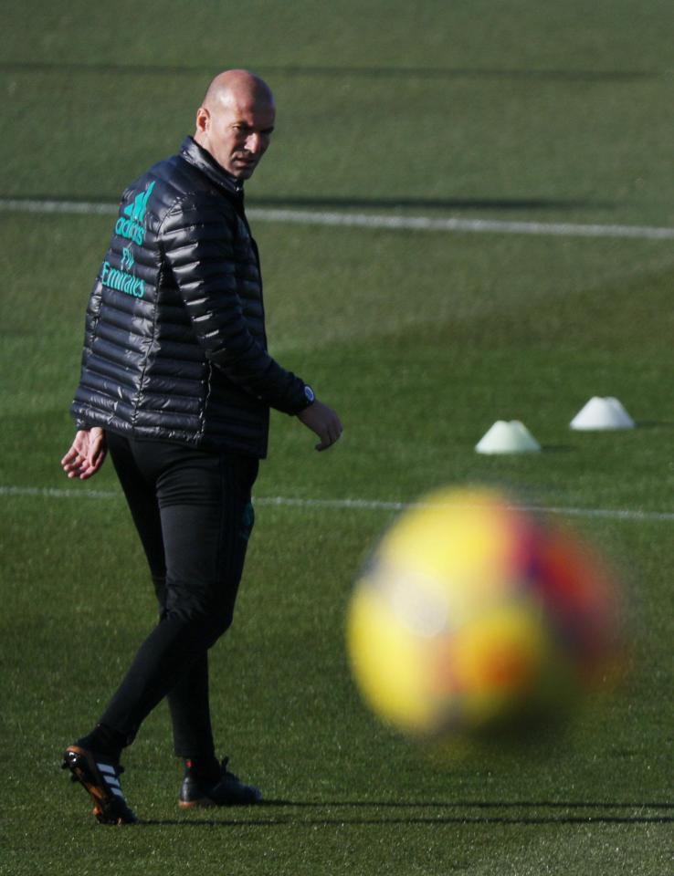 Zinedine Zidane is unlikely to spring any surprises against Barcelona