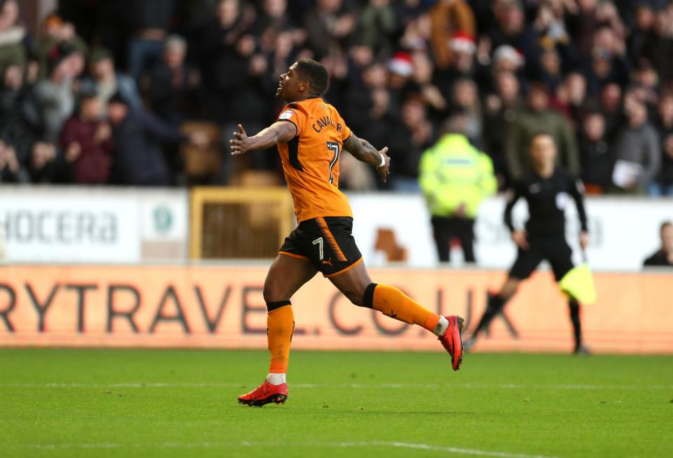  Cavaleiro celebrates in front of the jubilant home support