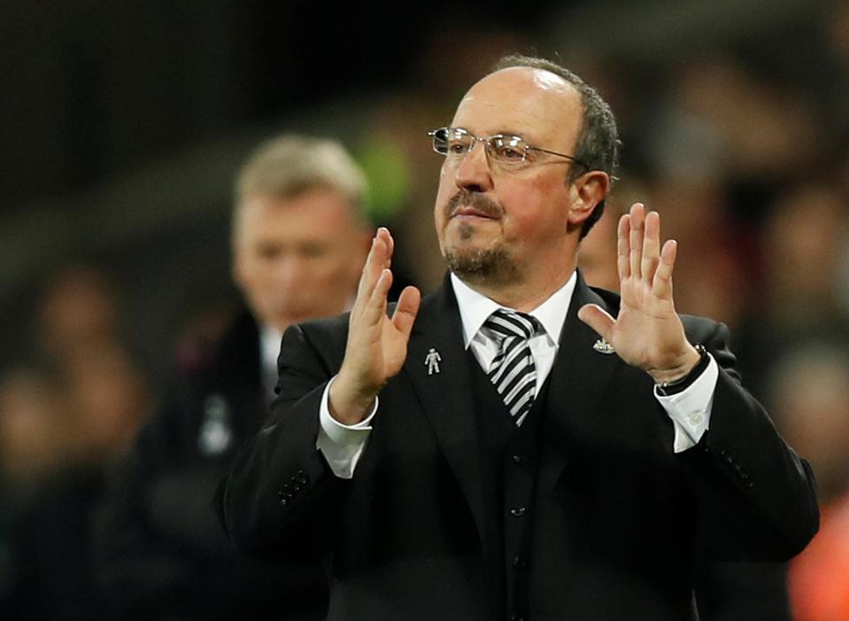  Rafa Benitez's side will look to secure three points at St James' Park