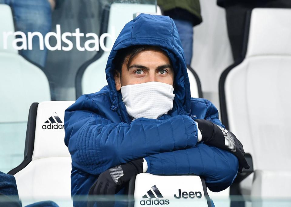  Paulo Dybala was an unused substitute for Juventus