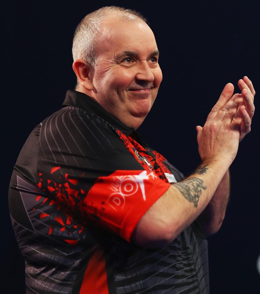 Phil Taylor coasted through as his dream of a glorious finale to his career continues