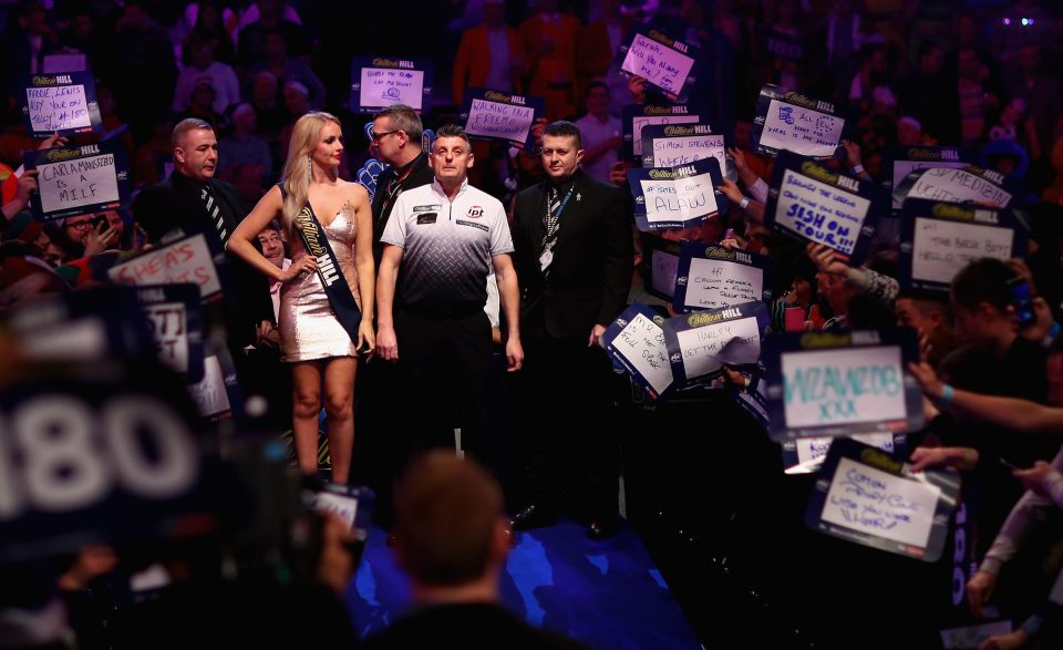 Justin Pipe got a hostile reception at the Ally Pally before facing Phil Taylor