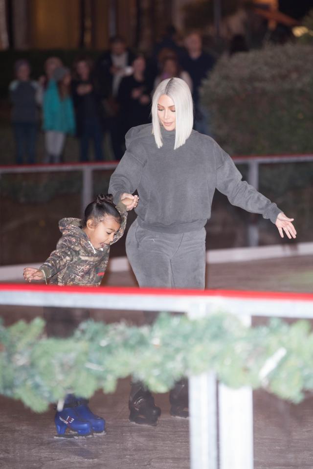  North looked like she was having a ball with her mum and aunt