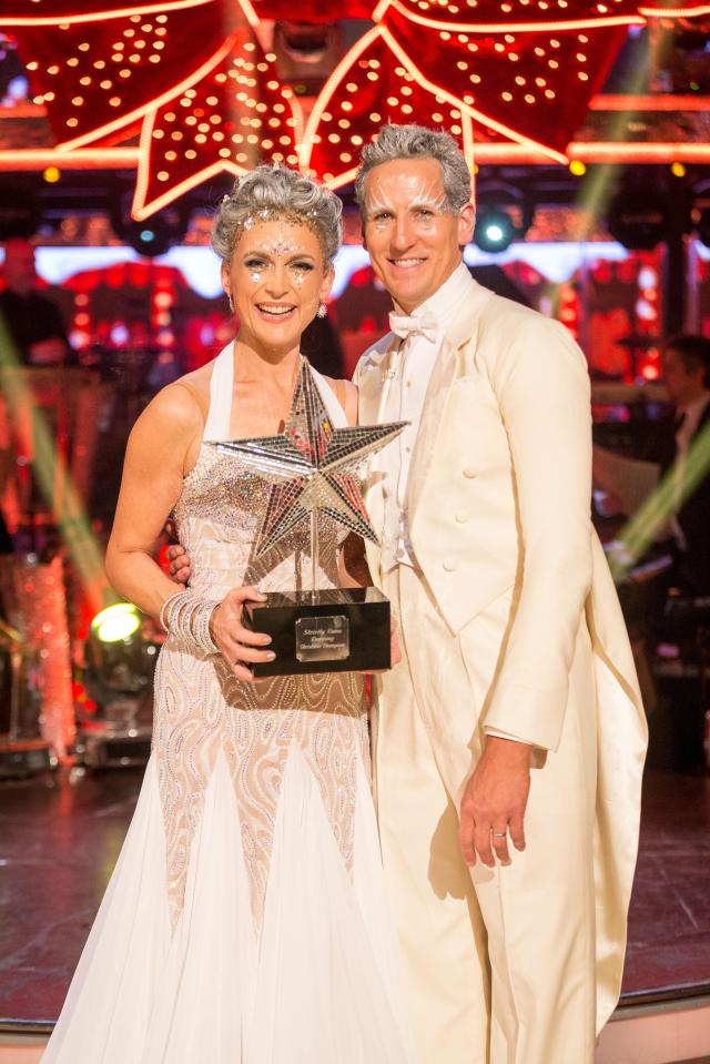  Katie Derham and Brendan Cole was declared the winner for the Christmas Special