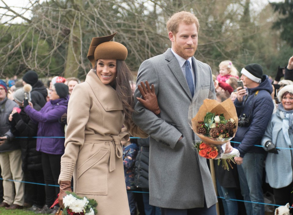 The pair also put on a loved-up display on Christmas day at Sandringham