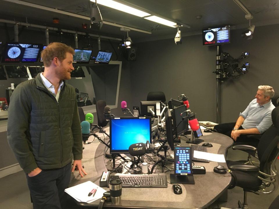 Prince Harry stepped into the shoes of editor for BBC's Radio 5