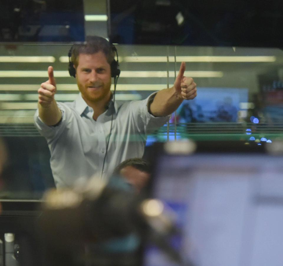 Prince Harry was pleased with how his show went