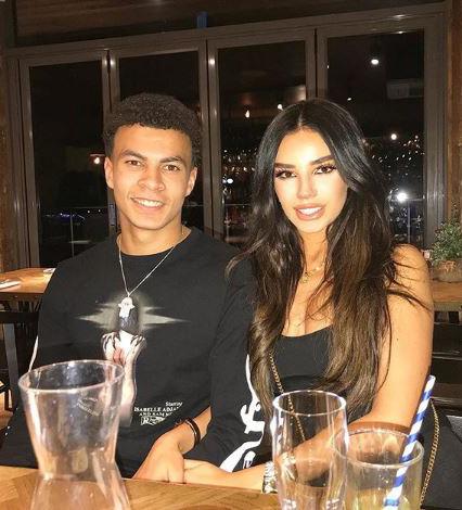  Dele Alli dined out with girlfriend Ruby Mae on Boxing Day after helping Tottenham beat Southampton