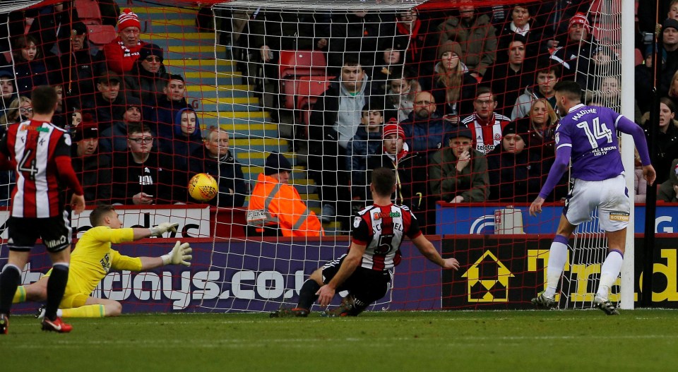 Madine scores the winning goal to secure a shock win against Sheffield United