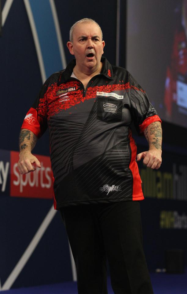  Phil Taylor is going for a record 17th world championship today