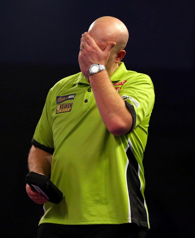 Michael van Gerwen saw his chance of a third world title disappear