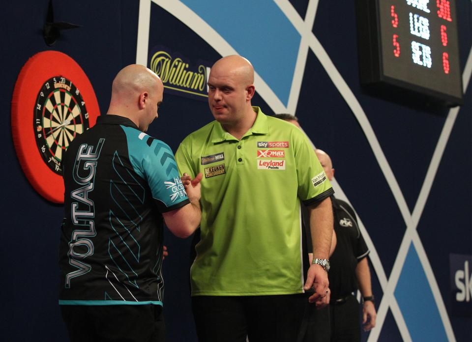 Rob Cross beat the Dutchman in a match that went the distance and finished at 12.10am